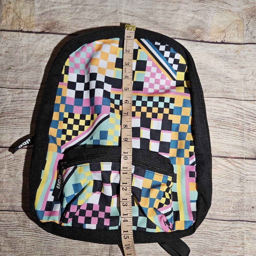 UGG multi colored checkered canvas mini backpack - image 8